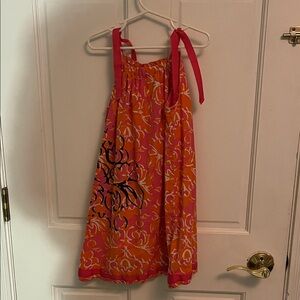 Hanna Andersson Pink and Orange Kids Casual Dress